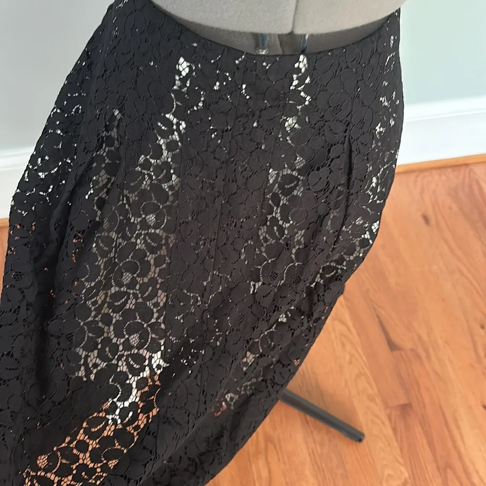 Talbots pleated lace